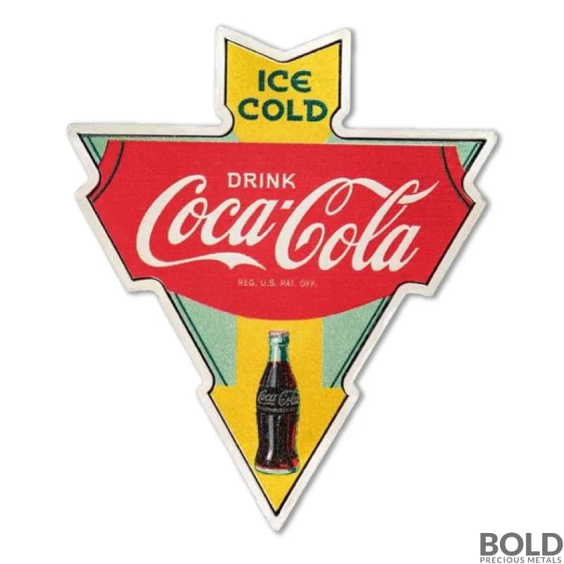 1 oz Coca-Cola® Silver 1930s Vintage Sign