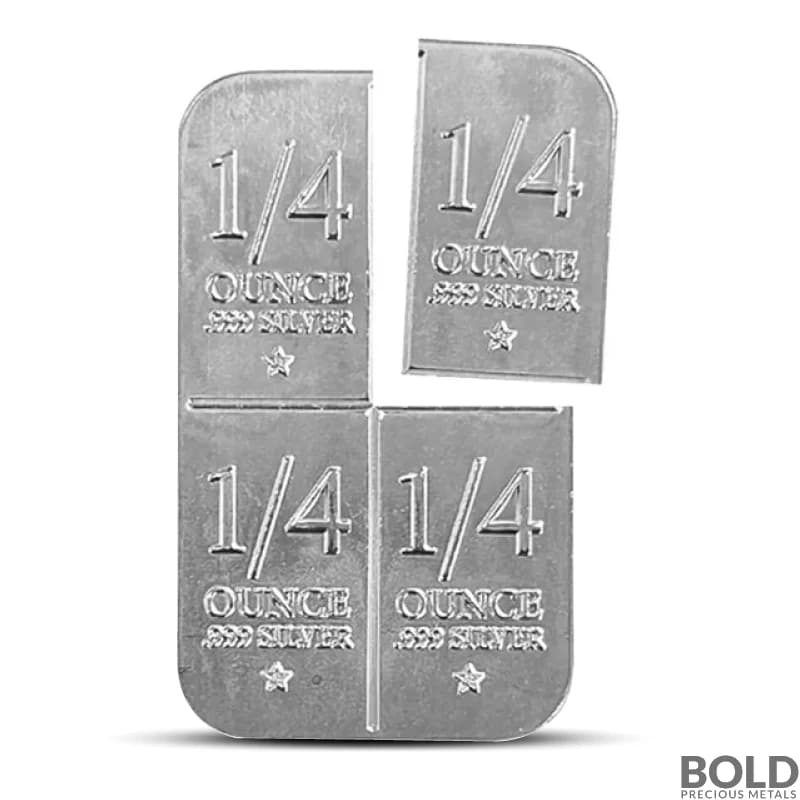 1 oz Come and Take It Divisible Silver Bar (4 x 1/4 oz)