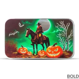 1 oz Scottsdale Cowboy Vigil Silver Bar (Color)