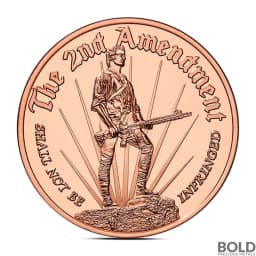 1 oz Second Amendment Copper Round