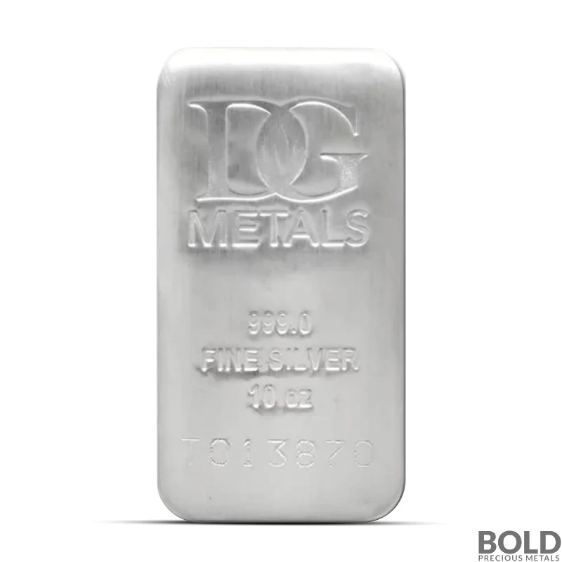 10 oz Dillon Gage Silver Bar