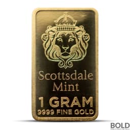 100 gm (100 x 1gm) Scottsdale Prepper Gold Bar