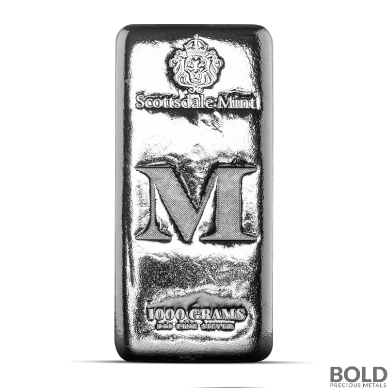1000 Grams Scottsdale Imperium Collection M Silver Bar