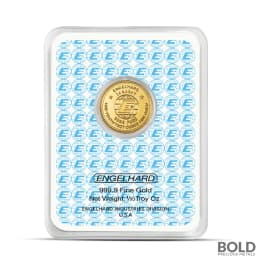 1/10 oz Engelhard Prospector Gold Round (New w/ Assay)