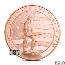 2 oz Second Amendment Copper Round