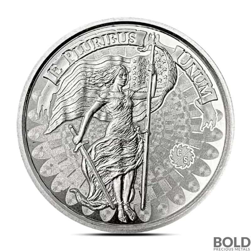 2 oz Unity & Liberty Silver Round