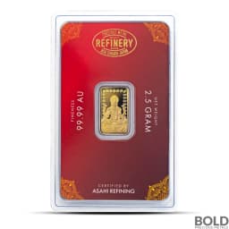 2.5 Gram Asahi Diwali Gold Bar