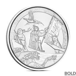 2021 1 oz MOMOTARO ANIME ONIGASHIMA Silver Coin (BU)