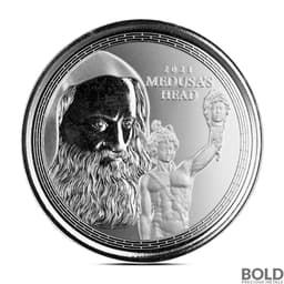 2021 1 oz Perseus With The Head of Medusa Silver Coin