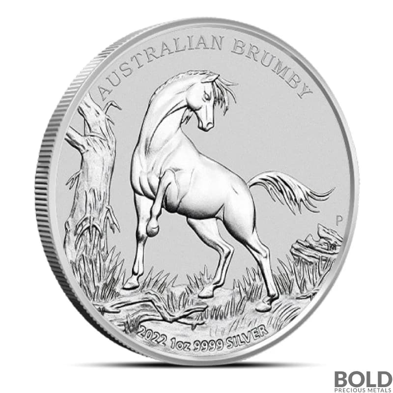 2022 1 oz Australia Brumby Silver Coin (BU)