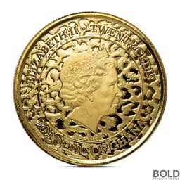 2022 1 oz Ghana African Leopard Gold Coin