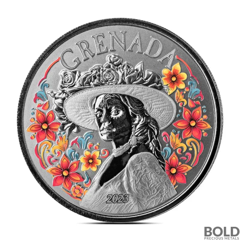 2023 1 oz EC8 Grenada La Diablesse Silver Coin (BU, Colored)