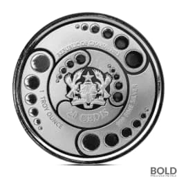 2023 1 oz Ghana Alien Silver Coin