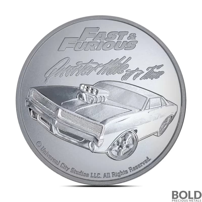 2023 1 oz Samoa Fast and Furious Silver Coin (BU)