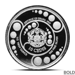 2023 1/2 oz Ghana Alien Silver Coin
