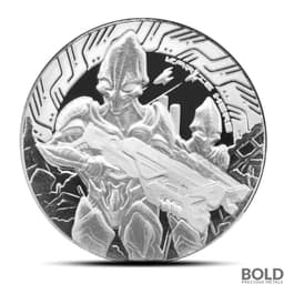 2024 1/2 oz Samoa Alien Silver Coin