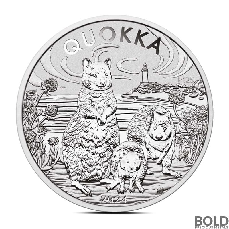 2024 1 oz Australia Quokka Silver Coin (BU)
