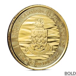 2024 1 oz Cayman Islands Loggerhead Turtle Gold Coin