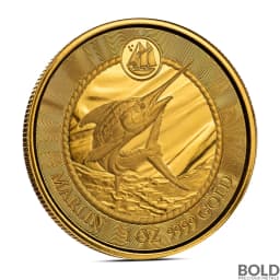 2024 1 oz Cayman Islands Marlin Gold Coin