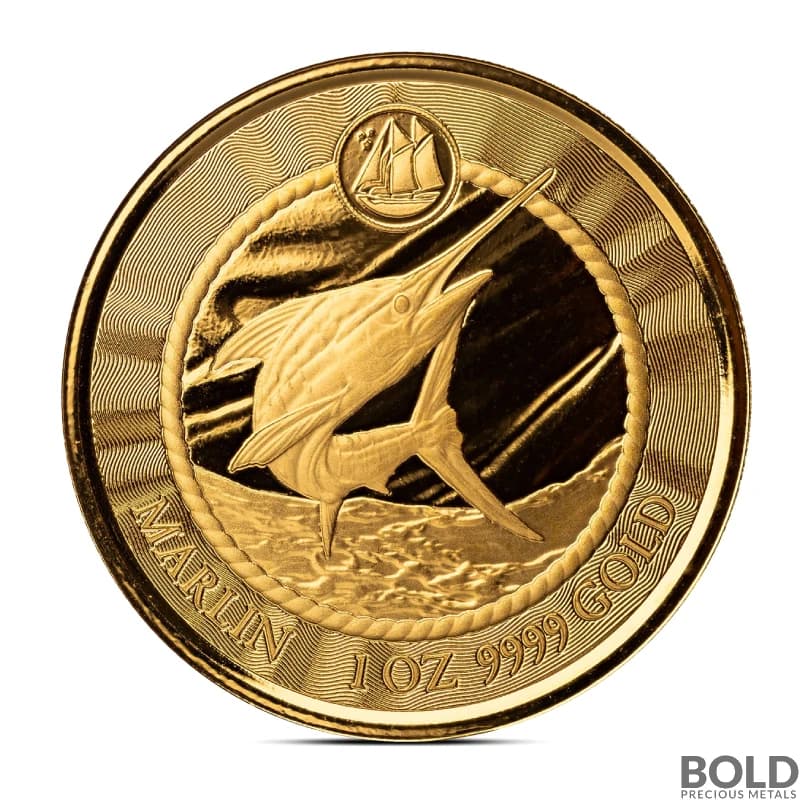 2024 1 oz Cayman Islands Marlin Gold Coin