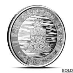 2024 1 oz Cayman Islands Marlin Silver Coin