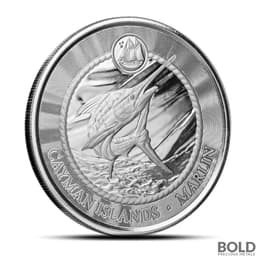 2024 1 oz Cayman Islands Marlin Silver Coin