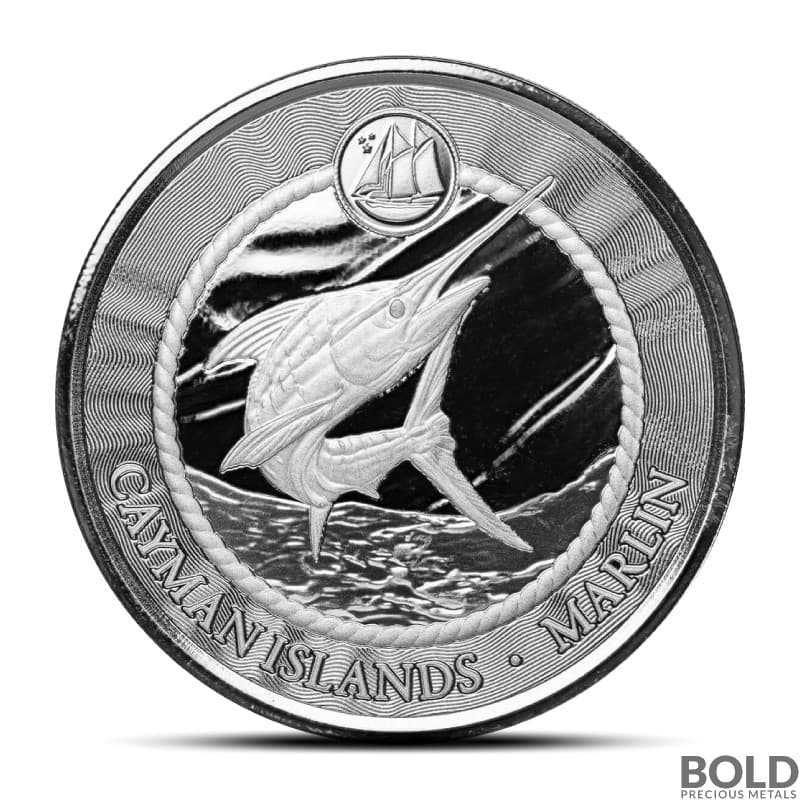 2024 1 oz Cayman Islands Marlin Silver Coin