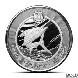 2024 1 oz Cayman Islands Marlin Silver Coin
