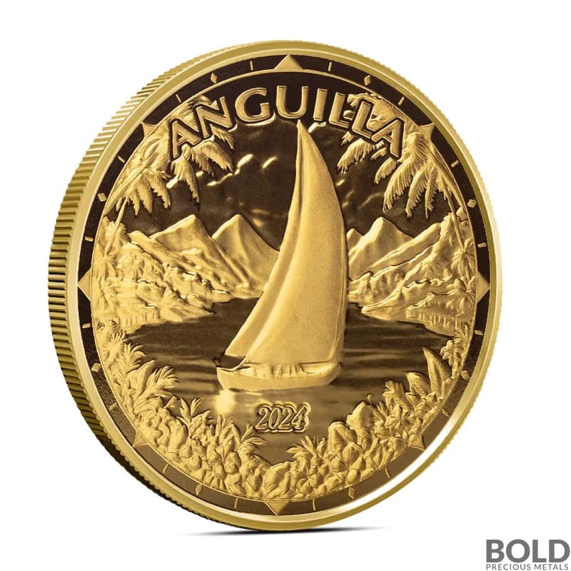 2024 1 oz EC8 Anguilla Regatta Gold Coin
