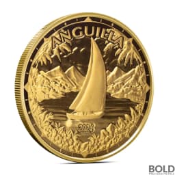 2024 1 oz EC8 Anguilla Regatta Gold Coin
