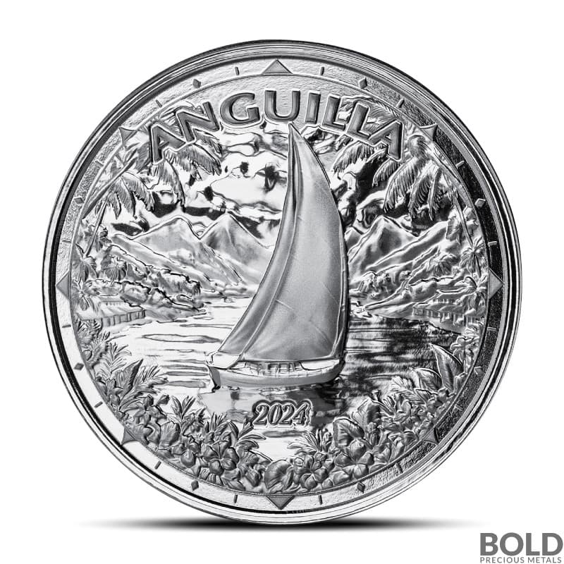 2024 1 oz EC8 Anguilla Regatta Silver Coin