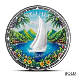 2024 1 oz EC8 Anguilla Regatta Silver Coin ( Colored)