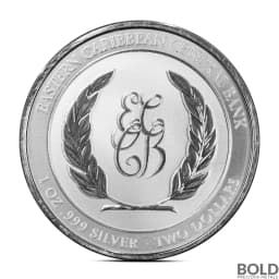 2024 1 oz EC8 St Kitts & Nevis Coat of Arms Silver Coin (BU)