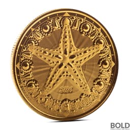 2024 1 oz EC8 Montserrat Starfish Gold Coin