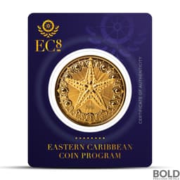2024 1 oz EC8 Montserrat Starfish Gold Coin
