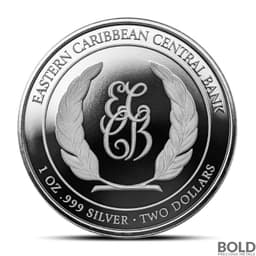 2024 1 oz EC8 St. Vincent & the Grenadines Paddleboard Couple Silver Coin (Colored)