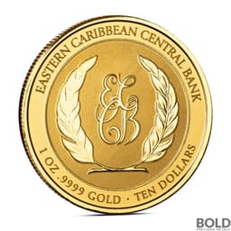 2024 1 oz EC8 St.Vincent & the Grenadines Paddleboard Couple Gold Coin