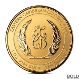 2024 1 oz EC8 St.Vincent & the Grenadines Paddleboard Couple Gold Coin