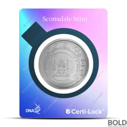 2024 1 oz Fiji Unicorn Azurea Silver Coin (Pink & Blue Color)