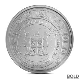 2024 1 oz Fiji Unicorn Silver Coin (BU)