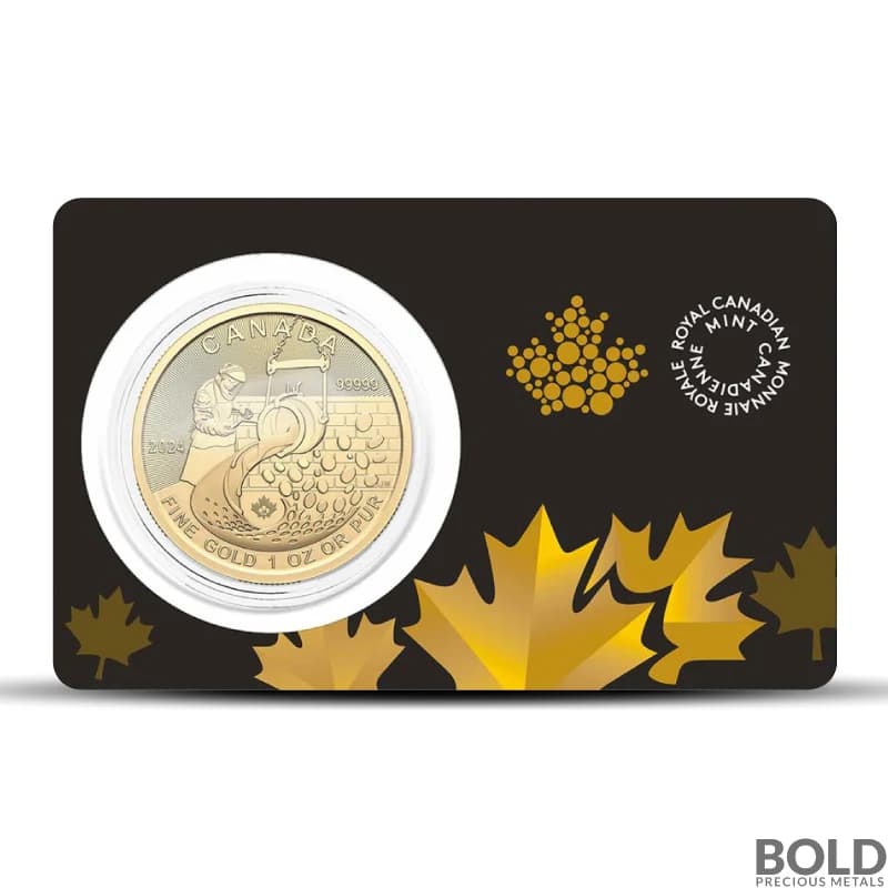 2024 1 oz Royal Canadian Mint (RCM) Klondike Gold Coin (BU)