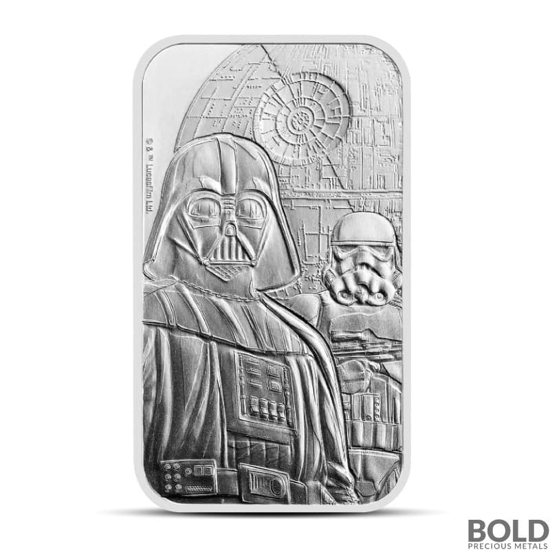 2024 1 oz Royal Mint Star Wars Dark Side Silver Bar