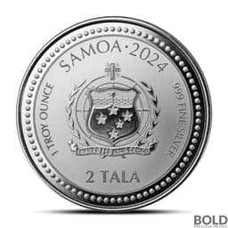 2024 1 oz Saint George & The Dragon Silver Coin