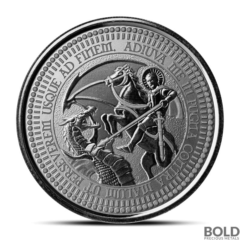 2024 1 oz Saint George & The Dragon Silver Coin