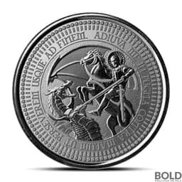 2024 1 oz Saint George & The Dragon Silver Coin