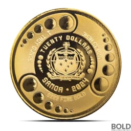 2024 1 oz Samoa Alien Gold Coin (Colored)