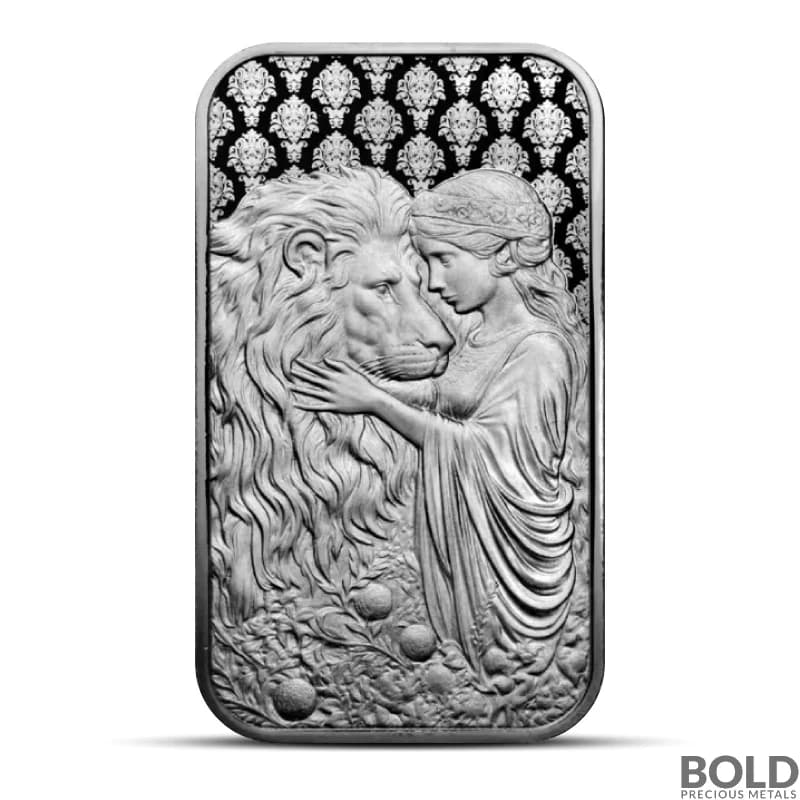 2024 10 oz Una and Lion Silver Bar