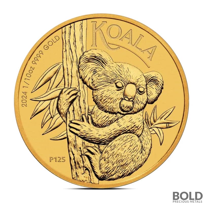 2024 1/10 oz Australian Koala Gold Coin (BU)
