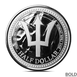 2024 1 oz Barbados Trident Silver Coin