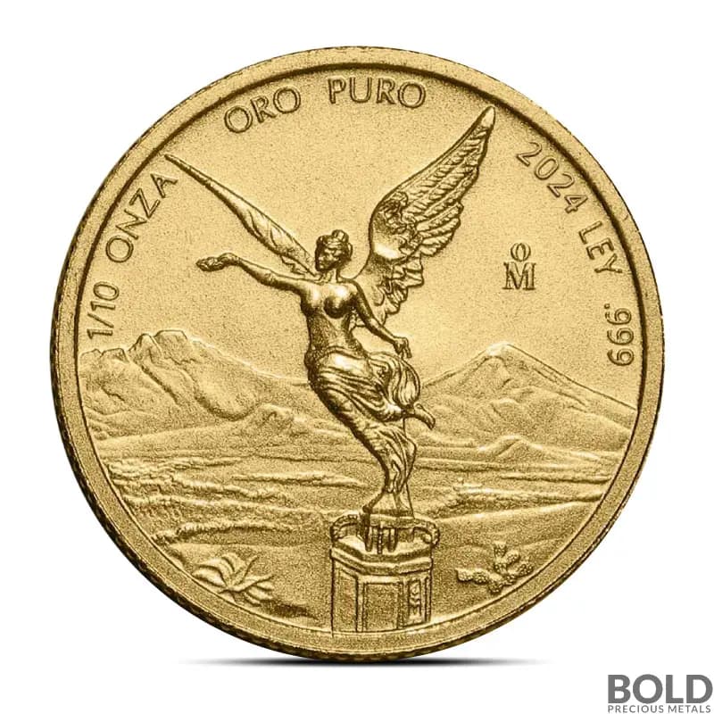 2024 1/10 oz Mexican Libertad Gold Coin (BU)